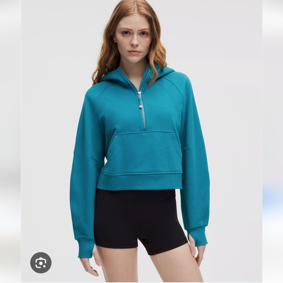 Lululemon Scuba Oversized Funnel Neck OCEAN color  XS/S - Picture 1 of 9
